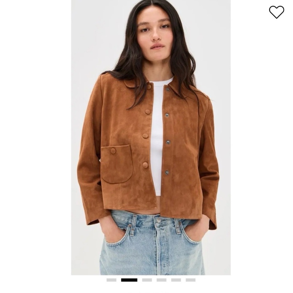 Ba&sh Milas Suede Jacket 0/xs - like new
